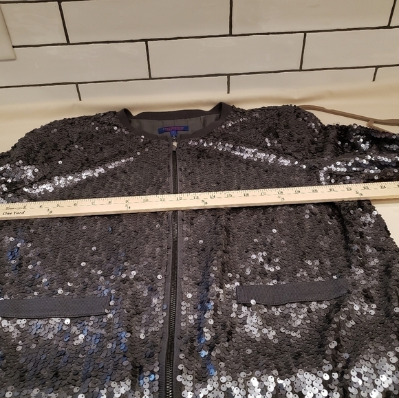 𝅺twiggy London 1X Gray sequence jacket - Picture 12 of 15